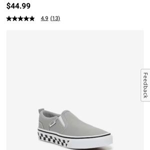 COPY - Kids Vans Checkered Sidewall Drizzle NEW IN BOX